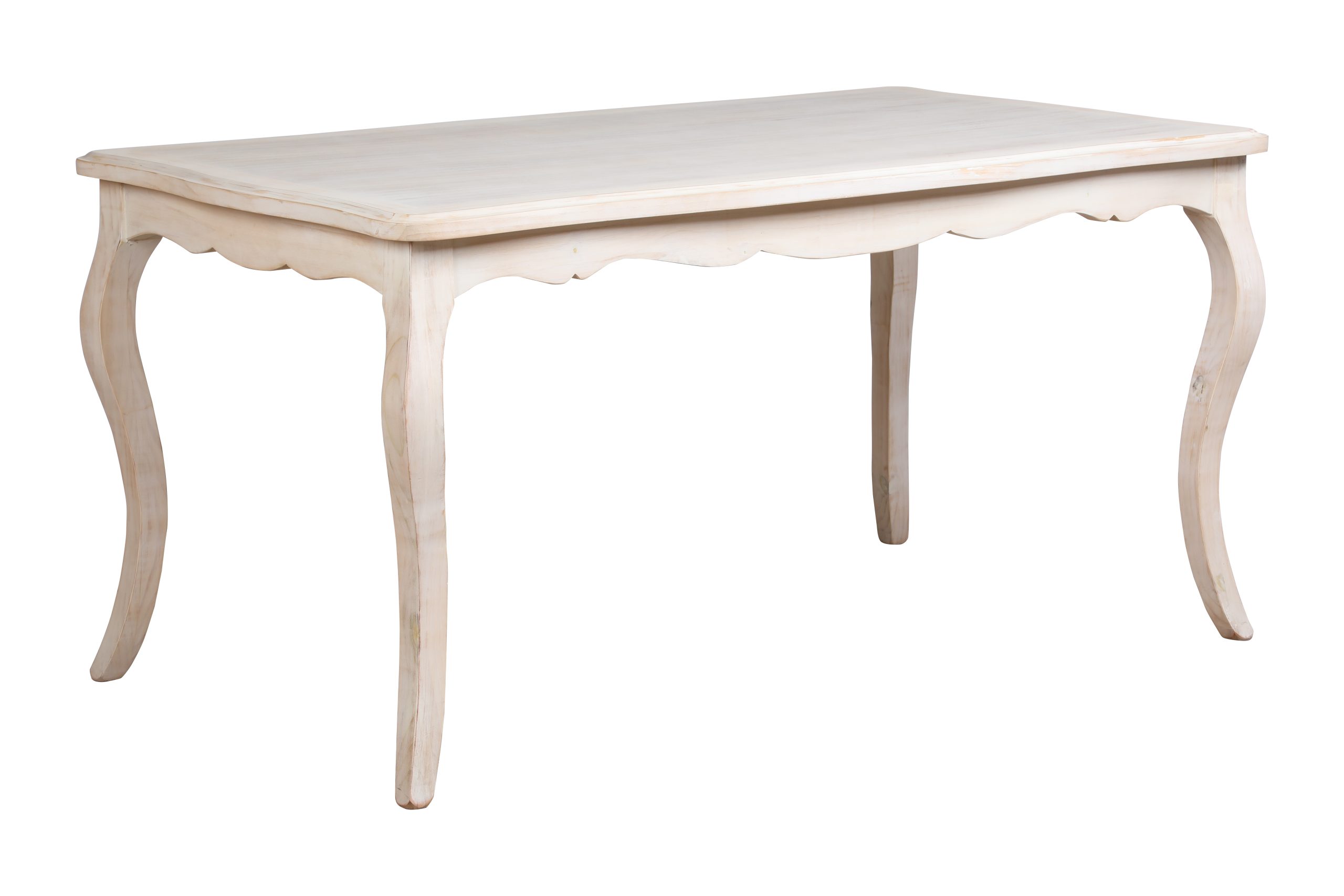 Mesa normando 90×160 Blanco envejecido