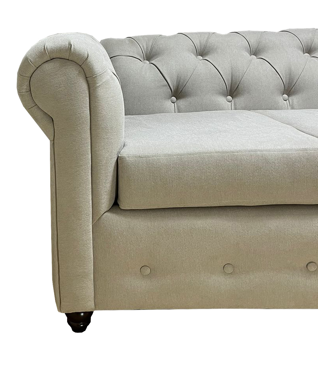 Sofá Chesterfield Beige