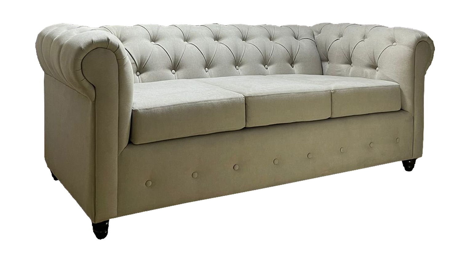 Sofá Chesterfield Beige