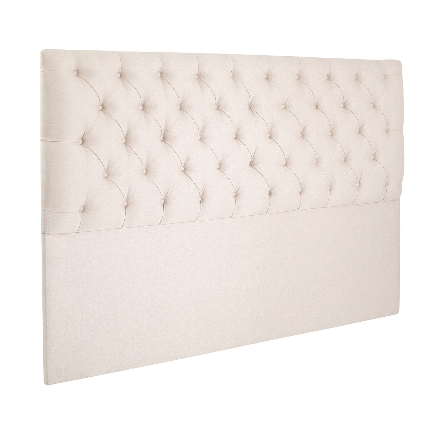 Respaldo Capitoné Beige 2 Plazas