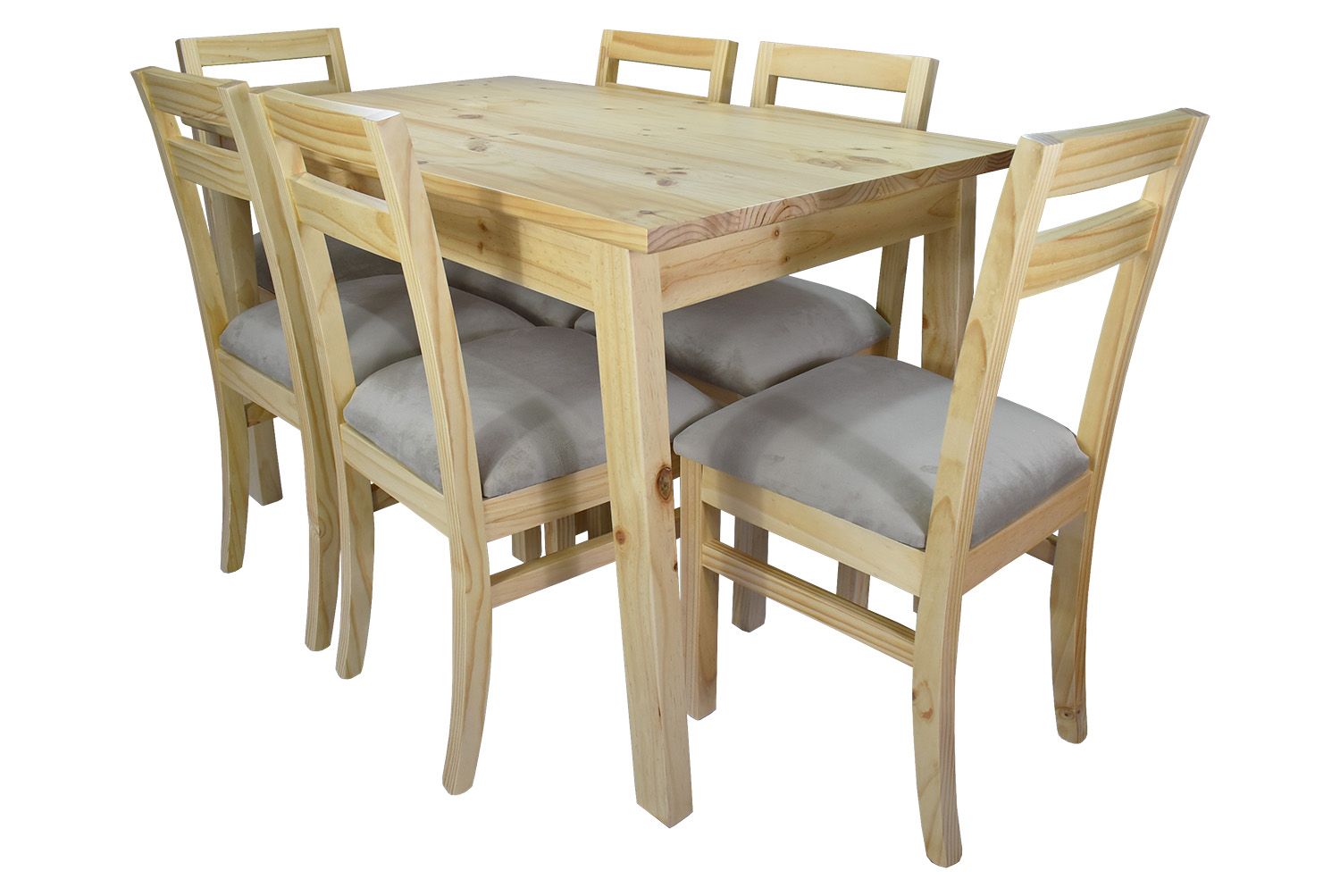 Comedor Castilla 6 Sillas Tapiz Beige