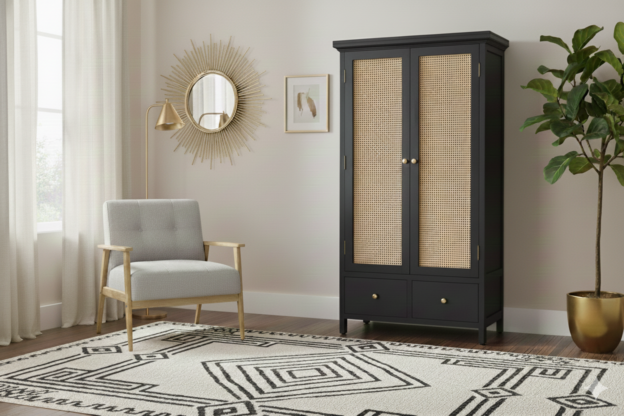 Vitrina Linderos Black