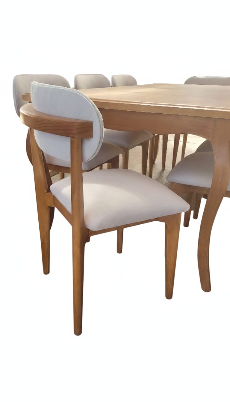 Comedor Mónaco 90x160 con 6 sillas - Imagen 8